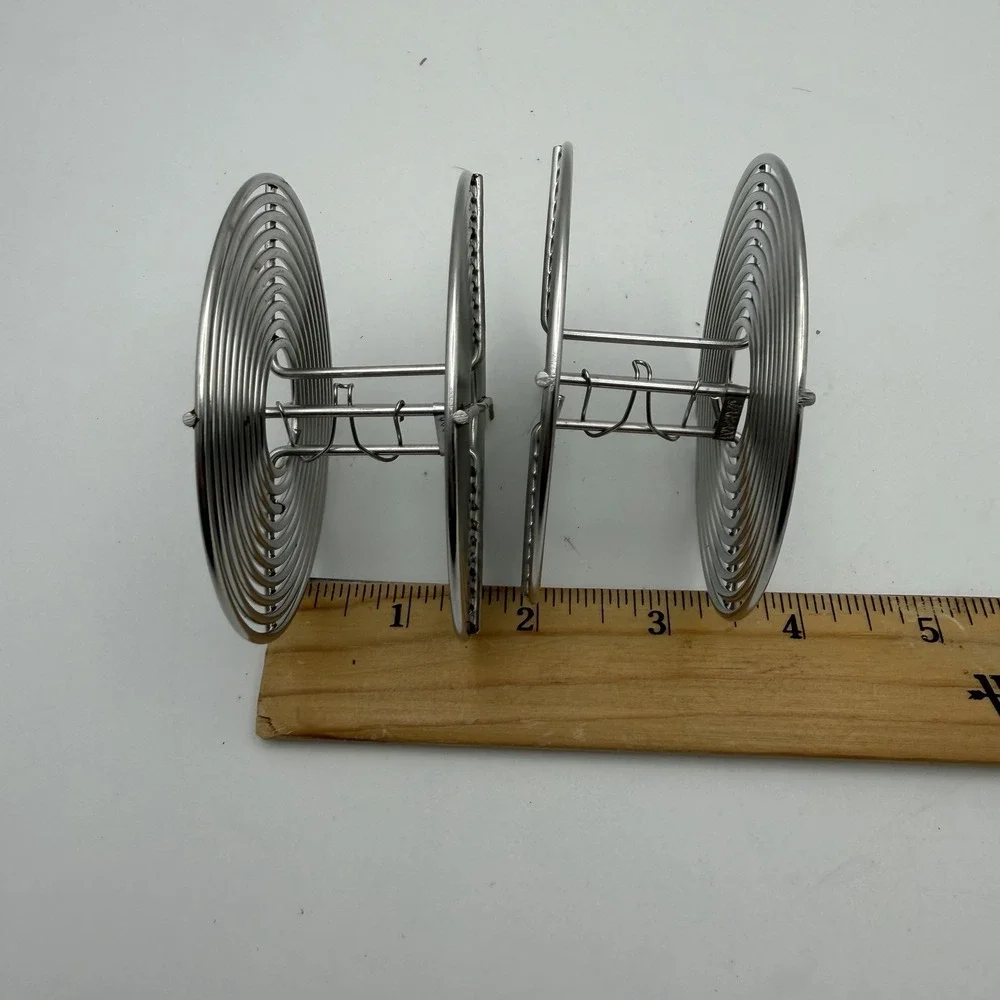 (2)‎ Vtg Stainless Steel 35mm Film Reel 36 EXP 35MM Dark Room Japan - Unused